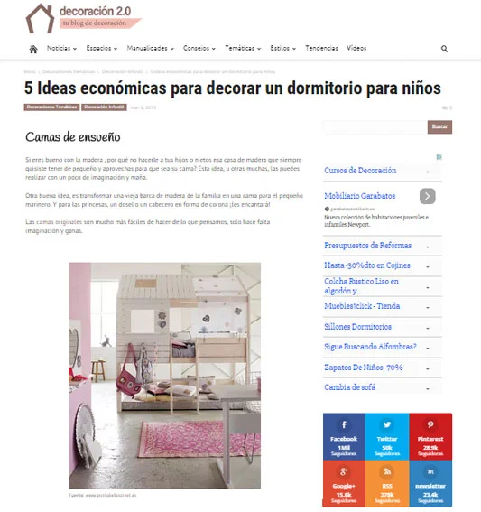 Camas de ensueño con Portobello